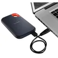 SanDisk Extreme Portable SSD V2 2 TB externe SSD-Festplatte schwarz, orange