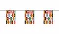Fahnenkette Flagge Fahne 16 Bundesländer Flaggenkette 6 m 8 Flaggen 30 x 45 cm