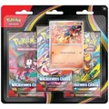Amigo Spiel + Freizeit GmbH Sammelkarte Pokemon Drei-Boosterpack-Blister Mega-Entwicklung - Wachsendes Chaos