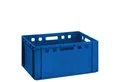 BURI Transportbehälter Fleischkiste E3 blau Lagerkiste Eurobox lebensmittelecht stapelbar, (1-St)