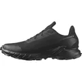 Salomon Alphacross 5 Gore-Tex wasserdichte Herren Trail-Laufschuhe, Starker Grip, Wasser- und Wetterschutz, Anhaltender Komfort, Black, 45 1/3