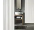 Duschvorhang Kleine Wolke Sanna weiß Textil 180 x 200 cm