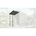 Globel Industries Schleppdach für Gerätehaus "Skillion",anthrazit,1,02 m2