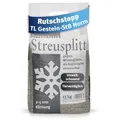 OPPENHÄUSER Diabas Streusplitt 15kg 2-5mm Körnung: sofort rutschhemmend, umweltschonendes Streugranulat für sichere Straßen & Parkflächen, Pflastersplitt, TL Gestein-StB Norm, Premium Qualität