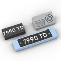Upgrade-Kit (bedruckte Teile) für LEGO® Harry Potter 76424 Ford Anglia™