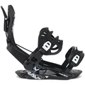 RAVEN Snowboard Bindung Fastec FT360 oder Multientry FTM450, FTM500, GT Alu (FT360 Black, S(35-39))