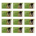 Knox Pyramidenkerzen weiß, 12er Pack (12 x 50 Stück), Größe: ca. 14 x 70 mm