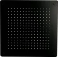 XXL-Regendusche Edelstahl-Deckenbrause DPG5005 superflach in Schwarz - 50 x 50 cm - Deckeneinbau