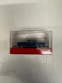 Herpa Mercedes‑Benz 200 „Heckflosse“, blau mit schwarz abgesetztem Dach H0