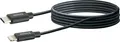 Schwaiger Sync und Ladekabel Apple Lightning USB Type C, schwarz, 2 m