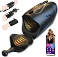 Masturbieren für Männer Handfrei Penis und Hoden Vibrator, Sex Spielzeug für di