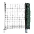 horizont strongLine Hundezaun 9 Fiberglaspfähle - Doppelspitze, 25 m lang, 110 cm hoch - alles ohne Strom, Hundezaun Camping, mobiler Zaun für den Garten