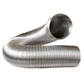 Abluftschlauch, Alu Flex Rohr, Aluminium flexibell Ø 150 mm, 3 m z.B. für Klimaanlagen, Wäschetrockner, Abzugshaube