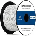 Gummiseil Expanderseil 3mm 30M UV Beständig Weiss Schwarz