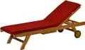 Kai Wiechmann Liegenauflage Auflage Gartenliege Polsterauflage Sonnenliege made in Germany, waschbares und UV-beständiges Gartenpolster