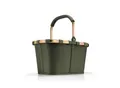 Reisenthel Einkaufstasche Carrybag urban forest gold, Waldgrün, Textil, 22 L, 48x29x28 cm, großes Hauptfach, Freizeit, Koffer & Taschen, Einkaufstaschen