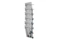 ogoPLUS Zeitungsständer 6 Fach Din A4 Hochformat Metall Wandprospekthalter, Metall, Wandmontage, 6 Fächer, DIN A4, Büro, Empfang, Verkaufsraum