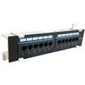 Danicom - CAT 5e Wand Patchpanel, 12-fach UTP