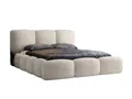 Luxusbetten24 Designer Polsterbett Alena Bouclé 140x200 mit Stauraum | Bezug: Bouclé | Farbe: Beige