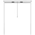 APANA Insektenschutz-Fensterrahmen Fliegengitter Insektenschutz Fenster Rollo Alu Insektenschutzrollo, Selbstbausatz weiß 100 cm x 160 cm