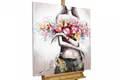 KunstLoft® Acryl Gemälde 'Flowery Temptation' 80x80cm | Bild handgemalt