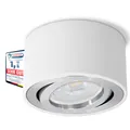 CELI-1W Aufbauspot weiß schwenkbar inkl. fourSTEP LED 5W warmweiß 230V