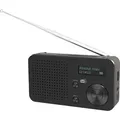 TELESTAR TOP 100 Portables DAB+ UKW Radio Digitalradio Empfangsteil mit Akku - Schwarz