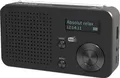 TELESTAR TOP 100 – Mobiles DAB+/UKW Radio (austauschbarer Akku, bis zu 15 Std. Spielzeit, Kurze Ladezeit, Bluetooth Audio-Streaming, USB-Mediaplayer) – Schwarz
