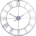 Samilito Wanduhr im Vintage-Stil Rund mit Robuster 2cm dicker Rahmen,römische Ziffern (Leises Quarzwerk, kein tickendes Geräusch dicker Rahmen)