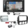 Pioneer AVIC-Z730DAB Navigation Bluetooth USB MP3 Einbauset für Mazda MX-5 NC FL