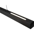 LED-Pendelleuchte Paros 21W + 2x5,5W 3000 + 2x750,m Switch Dimmer Schwarz matt