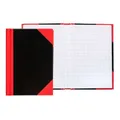 Idena Kladde kariert 96 Blatt 70g/m² schwarz/rot DIN A7 - 10098
