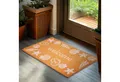 BRUBAKER Fußmatte Welcome - 45 x 75 cm Schmutzfangmatte Muscheln und Seesterne - Braun, Rechteckig, Höhe: 16 mm, Fußmatte für Außen und Innen aus Kokos - Wetterfest und Rutschfest
