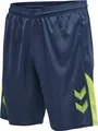 hummel Sporthose Short hmlLEAD Trainer kurz (Seitentaschen, Mesh-Material) denimblau Herren, Größe: M