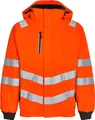 F. Engel Safety Pilotjacke, Orange/Anthrazit Grau, Gr. M