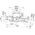 Dallmer Bodenablauf 55 KE DN50/ DN70, 150x150mm