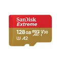 SanDisk Extreme microSDXC UHS-I Speicherkarte 128GB + Adapter - A2, V30, U3