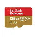 SanDisk Extreme microSDXC 128GB - 190MB/s Lesen, 90MB/s Schreiben - Gold Rot