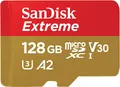 SanDisk Extreme microSDXC UHS-I Speicherkarte 128GB 190MB/s Adapter Smartphones