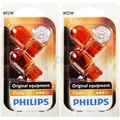 2x Philips Vision 2st. WY21W 12V 21W W3x16d (gelb) Blister Birne