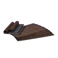 Rechteckige Bambus/Rattan-Untersetzer 45 x 30 cm - 6er Set