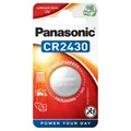 kQ Panasonic Knopfzelle Lithium CR2430 3V Batterien 1er Blister