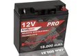 kraftmax Industrial Pro Bleiakku [ 12V / 18Ah ] AGM Hochleistungs- Blei Akku Bleiakkus (1 St)