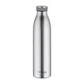 Isolier-Trinkflasche Thermoflasche Stahlgrau matt Edelstahl 18/8 750 ml