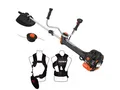 FUXTEC Benzin-Motorsense FX-PS152, 44 cm Arbeitsbreite Messer, 52ccm 3PS Highend Anti-Vibrationseinrichtung Profi-Komfort-Tragegurt