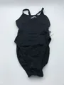 Arena Damen Badeanzug Swim Tech Solid, Chlorresistent, Schwarz-Weiß, Gr. 40