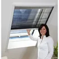 Insektenschutz Dachfenster Plissee 80x160cm weiss 101160201-VH - Weiß