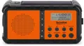DAB+, FM Radio Tragbar Wasserfest IPX4 TechniRadio Solar 2 (Schwarz, Orange)