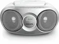 Philips Tragbarer CD Player/Digital UKW, Dynamischer Bass-Boost, Audioeingang/Radio CD, AZ215S/12, Silber