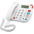 Geemarc DALLAS 20 Großtastentelefon weiß (3521350009972) - Weiß